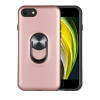 Противоударный чехол 360 Rotary Multifunctional на iPhone SE 3/2 2022/2020/8/7 - розовое золото