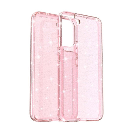 Протиударний чохол Terminator Style Glitter для Samsung Galaxy S22 5G - рожевий