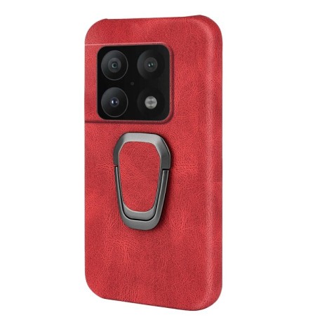 Противоударный чехол EsCase Ring Holder для OnePlus 10 Pro - красный