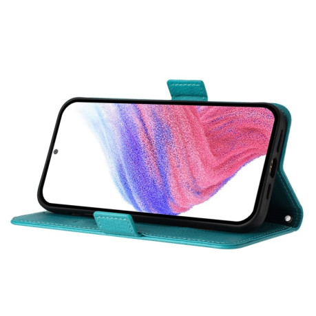 Чохол-книжка Embossed Rose RFID Anti-theft Leather для Xiaomi 14T Pro - блакитний