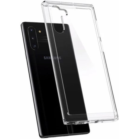 Оригінальний чохол Spigen Crystal Hybrid для Samsung Galaxy Note 10 Crystal Clear
