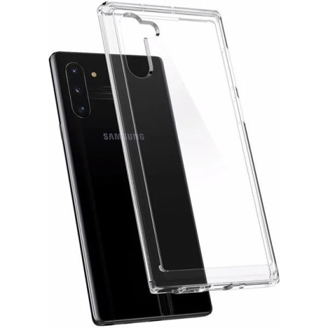 Оригінальний чохол Spigen Crystal Hybrid для Samsung Galaxy Note 10+ Plus Crystal Clear