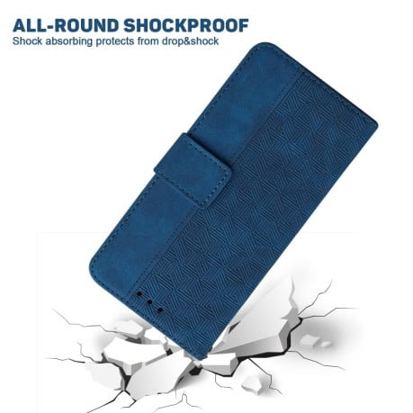 Чохол-книжка Geometric Embossed для Samsung Galaxy A13 4G - синій