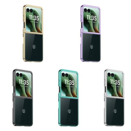 Чехол 6D Electroplating для Motorola Razr 60 Ultra - зелений