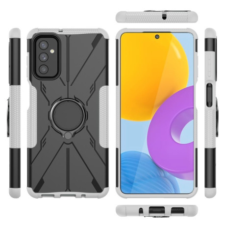 Противоударный чехол Machine Armor Bear для Samsung Galaxy M52 5G - белый
