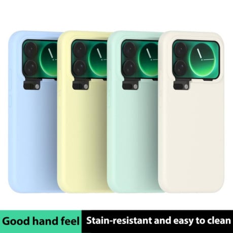 Силиконовый чехол Liquid Silicone Skin-friendly на Xiaomi 17 Pro - белый