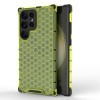 Противоударный чехол Honeycomb на Samsung Galaxy S24 Ultra 5G - зеленый