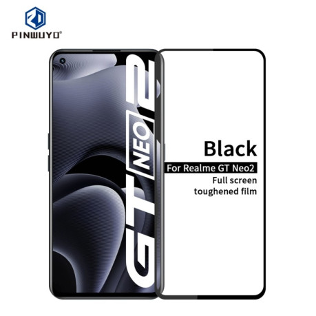Захисне скло PINWUYO 9H 3D Full Screen на OPPO Realme GT Neo2 - чорне