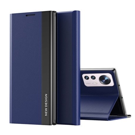 Чехол-книжка Electroplated Ultra-Thin для Xiaomi 12 Lite - синий