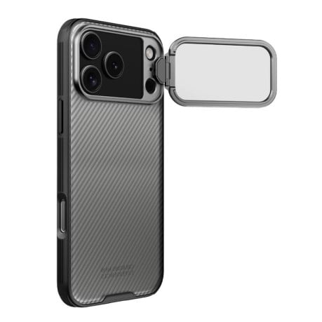 Чохол NILLKIN CamShield Prop Transparent Mirror Cover Translucent на iPhone 17 Pro Max - чорний