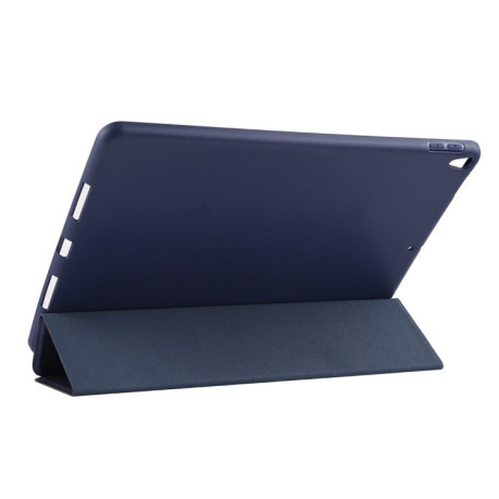 Чехол- книжка ES case Foldable Deformation с силиконовым держателем на iPad Air3 2019-темно-синий