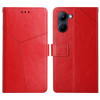 Чехол книжка Y-shaped Pattern для Realme 10 4G - красный