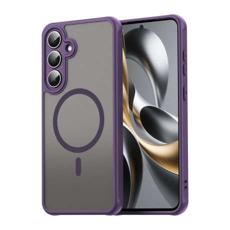 Чохол Fan Dun Series гібрид з Magsafe та захистом камери на Samsung Galaxy S25 FE 5G - фіолетовий