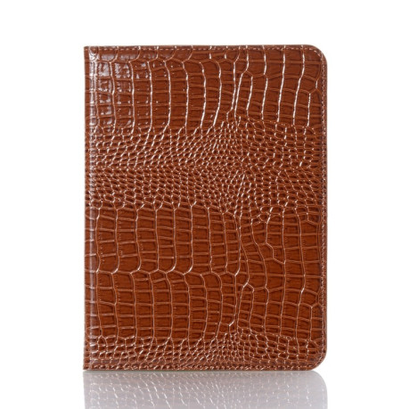 Чохол-книжка Crocodile Texture для iPad mini 6 - коричневий