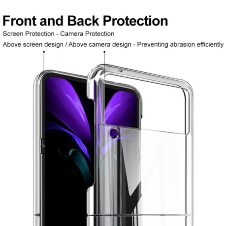 Ультратонкий чехол IMAK Wing II на Samsung Galaxy Flip4 5G - прозрачный