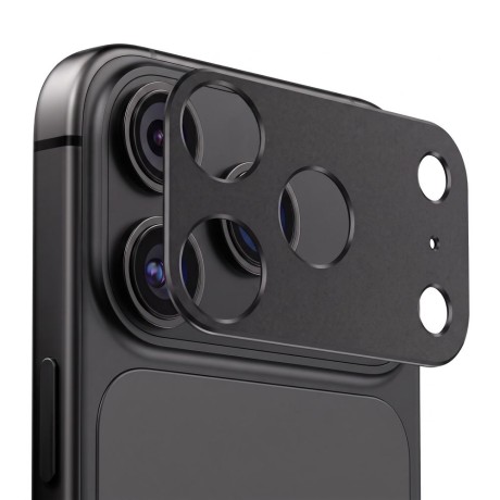 Защита камеры Tech-Protect Camalloy Fit+ Camera Cover(без линз) на iPhone 18 Pro Max — чёрный
