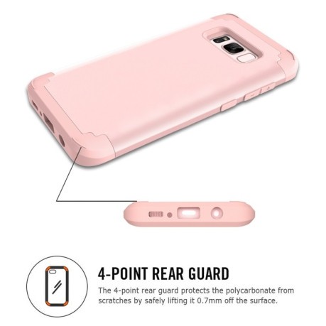 Противоударный Чехол Dropproof 3 in 1 для Samsung Galaxy S8 + / G9550 - розовое золото