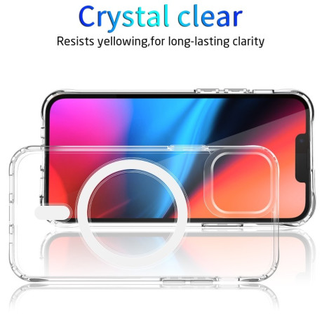 Протиударний чохол Ring Clear Crystal Magsafe для iPhone 14/13 - прозорий