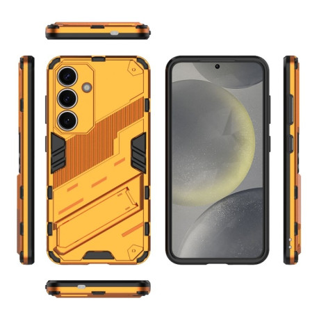 Протиударний чохол Punk Armor для Samsung Galaxy S25 5G - помаранчевий