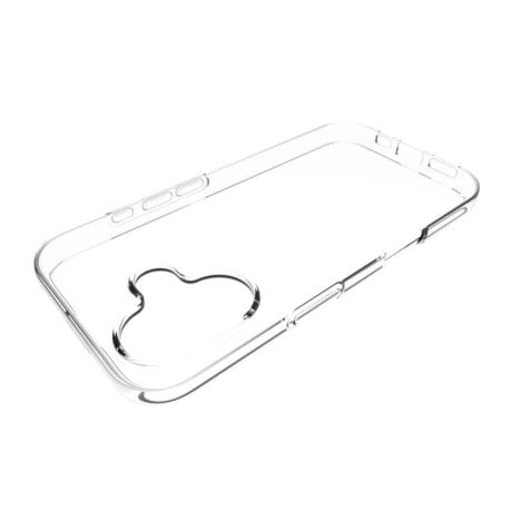 Силиконовый чехол Waterproof Texture на  iPhone 17 Pro - прозрачный