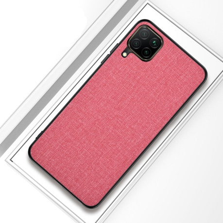 Противоударный чехол Cloth Texture на Samsung Galaxy M53 - розовый