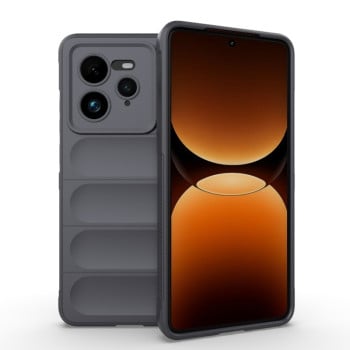 Силиконовый чехол Magic Flannel для Realme GT 7 Pro 5G - темно-серый