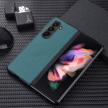 Противоударный чехол Nylon Cloth для Samsung Galaxy Fold 5 - синий
