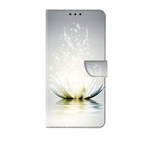 Чохол-книжка Crystal 3D Shockproof Protective Leather для iPhone 15 Pro - Light Lotus