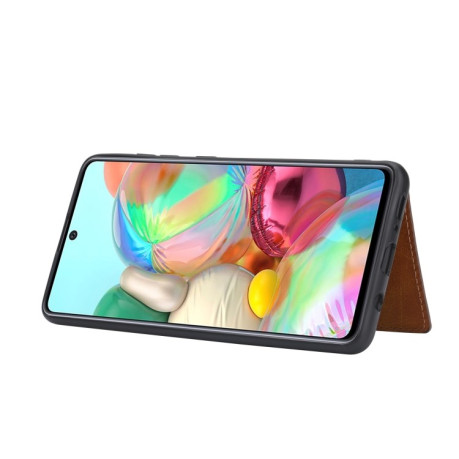 Противоударный чехол Calfskin Color для Samsung Galaxy A33 5G - черный