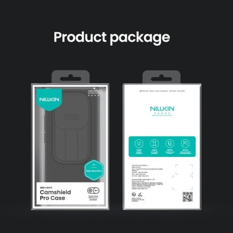 Ударозахисний чохол NILLKIN CamShield Pro на Xiaomi Redmi Note 14 Pro+ 5G - синій