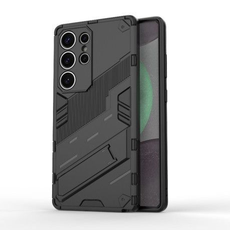 Противоударный чехол Punk Armor для Samsung Galaxy S25 Ultra 5G - черный