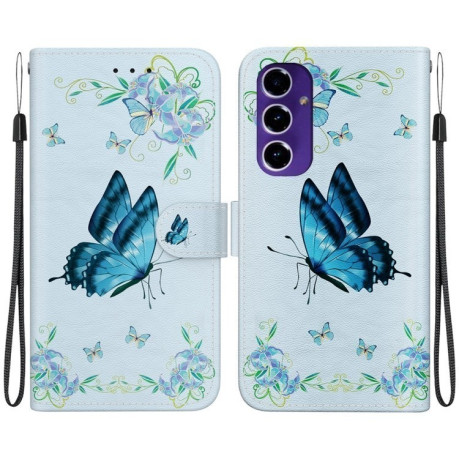 Чехол-книжка Colored Drawing Series на Samsung Galaxy S24 FE 5G - разноцветный