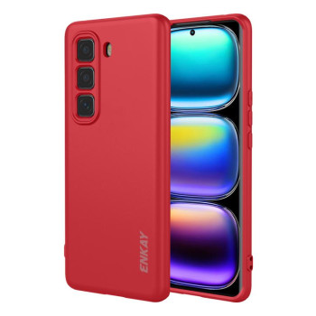 Силиконовый чехол ENKAY Liquid Silicone на Infinix Hot 50 Pro+ 4G - красный