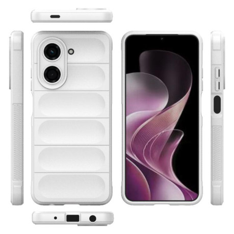 Силиконовый чехол Magic Flannel для Xiaomi Redmi A5 4G 171.7mm / Xiaomi Poco C71 4G - белый