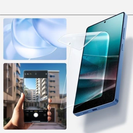 Оригинальне захисне скло Spigen ELITE SHIELD EZ FIT Hybrid Glass для Samsung Galaxy S25 Ultra - Transparent