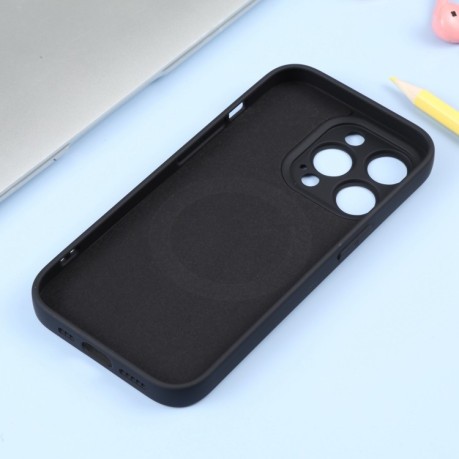 Протиударний чохол Liquid Silicone Full (Magsafe) для iPhone 14 Pro Max - чорний