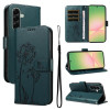 Чохол-книжка Dandelion Embossed Pattern Flip Leather на Samsung Galaxy A57 5G — рожеве синій