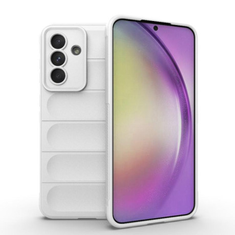 Силіконовий чохол Magic Flannel для Samsung Galaxy A56 5G - білий