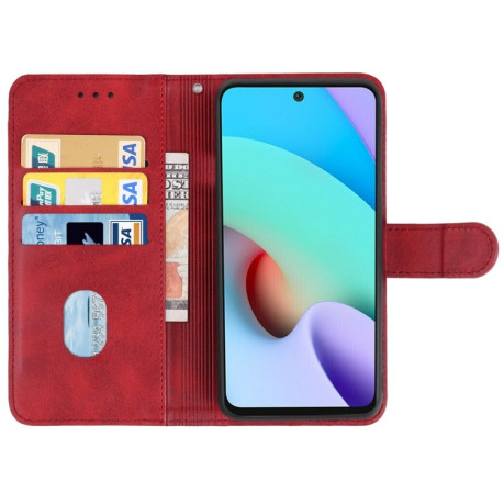 Чохол-книжка EsCase Leather для Xiaomi Redmi Note 11 4G Global/11S  - червоний