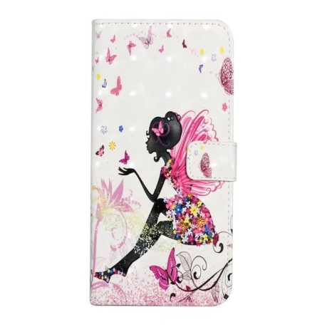 Чехол-книжка Oil Embossed Pattern для iPhone 16 Plus - разноцветные