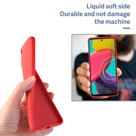 Протиударний чохол Liquid Silicone Skin with Card Slot Samsung Galaxy M53 5G - синій