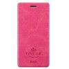 Кожаный чехол-книжка MOFI VINTAGE на Samsung Galaxy S8 /G950-пурпурно-красный