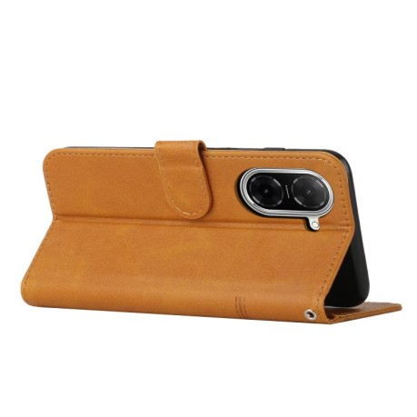 Чехол-книжка Stitching Calf Texture для Xiaomi Redmi A5 4G 171.7mm / Poco C71 - желтый