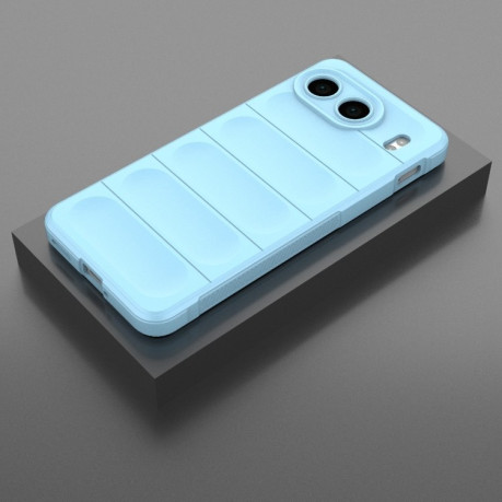 Силиконовый чехол Magic Flannel для OnePlus Nord 4 5G Global - голубой