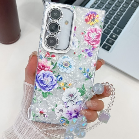Протиударний чохол Flowers and Plants Series для Samsung Galaxy S25+ 5G - Peony 