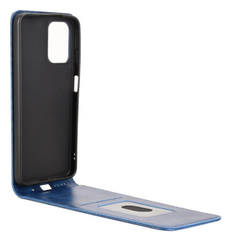 Фліп-чохол Vertical Flip Leather Phone Case with Card Slot для Motorola Moto G05 - синій