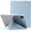 Чехол-книжка Clear Acrylic Demation Leather для iPad Pro 13 2024 - голубой