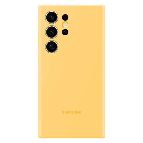 Оригінальний чохол Samsung Silicone Case для Samsung Galaxy S24 Ultra - yellow(EF-PS928TYEGWW)