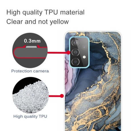 Протиударний чохол Marble Pattern для Samsung Galaxy A52/A52s - Abstract Gold