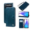 Чехол-книжка Oil Wax Texture для Xiaomi Poco X4 Pro 5G - синий